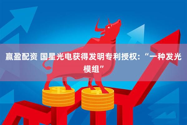 赢盈配资 国星光电获得发明专利授权: “一种发光模组”