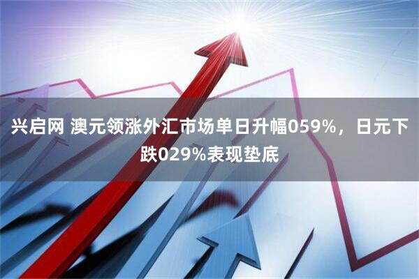 兴启网 澳元领涨外汇市场单日升幅059%，日元下跌029%表现垫底