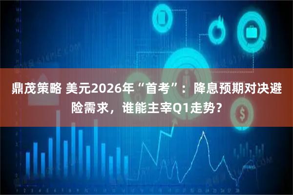 鼎茂策略 美元2026年“首考”：降息预期对决避险需求，谁能主宰Q1走势？
